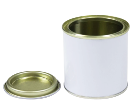 Lon Thiếc Trắng Đựng Sơn 250ml (ø73) - Nắp đậy